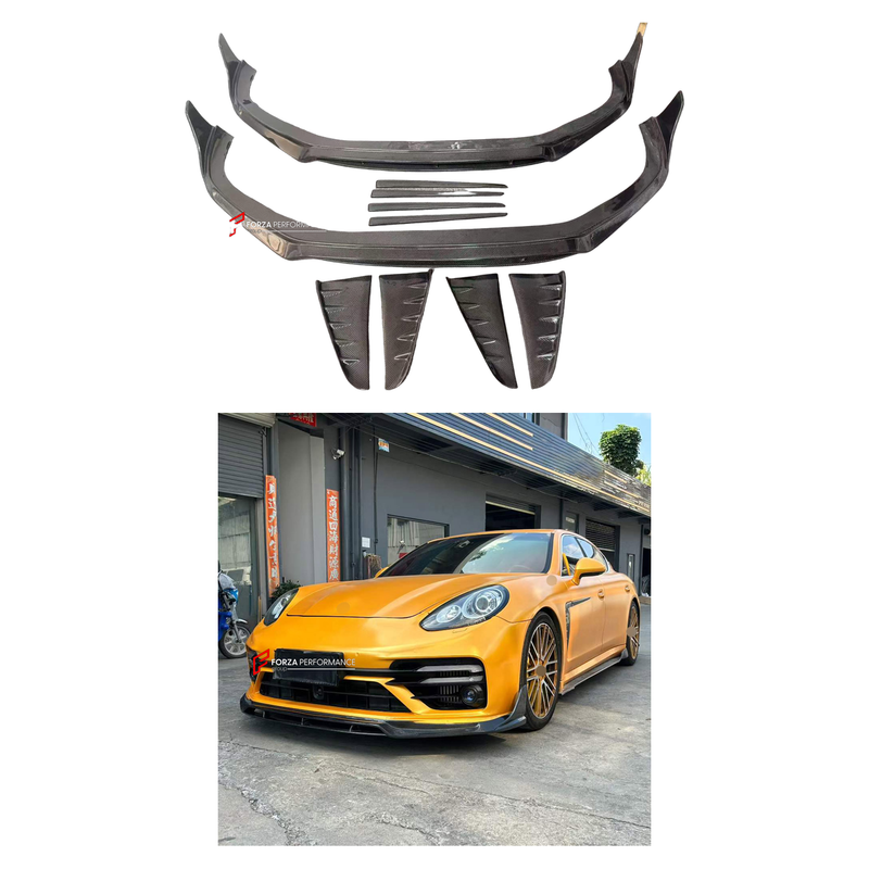 CARBON FRONT LIP for PORSCHE PANAMERA G1 970 2009 - 2016