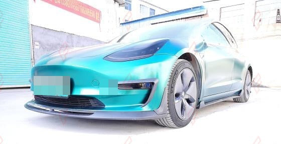 CARBON FRONT LIP for TESLA MODEL 3 2017 - 2023