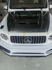 CARBON HOOD BONNET FOR MERCEDES BENZ G CLASS W464 G400 G500 G63 2018+  Set include:  Hood/Bonnet Material: Carbon