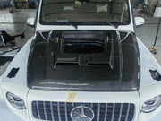 CARBON HOOD BONNET FOR MERCEDES BENZ G CLASS W464 G400 G500 G63 2018+  Set include:  Hood/Bonnet Material: Carbon