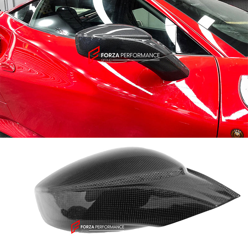 CARBON MIRROR FRAME REPLACEMENT for FERRARI 488 SPIDER 2015 - 2019