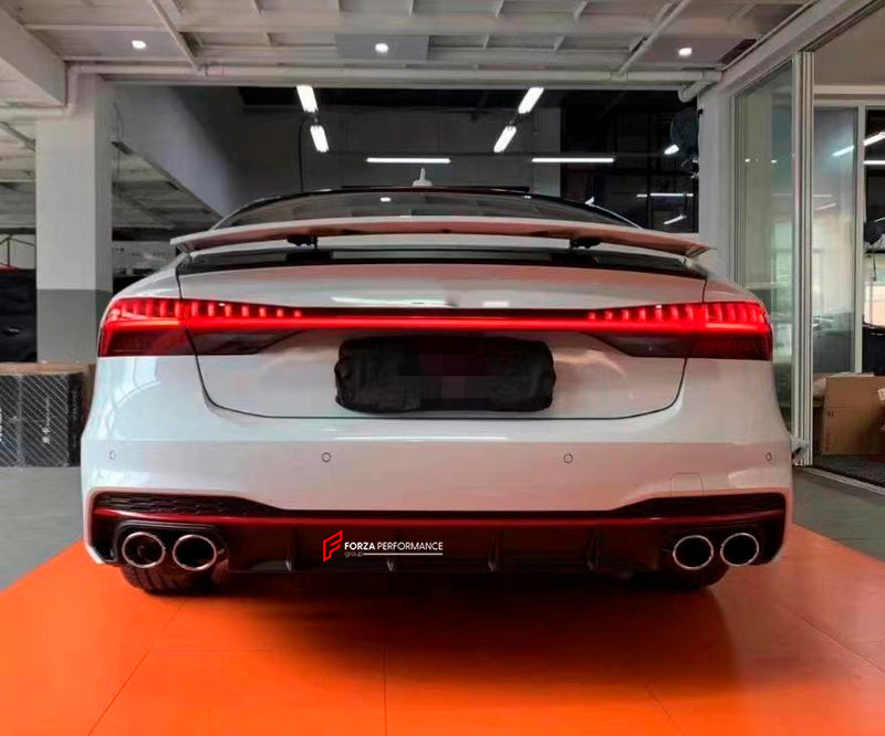 REAR DIFFUSER WITH EXHAUST TIPS for AUDI A7 | S7 | RS7 4K8 2019 - 2024