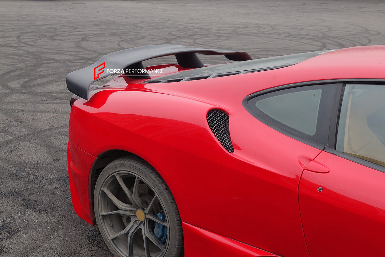 CARBON REAR SPOILER for FERRARI F430 2004 - 2009
Set includes:
Rear Spoiler
Material: Carbon fiber
NOTE: Professional installation is required.