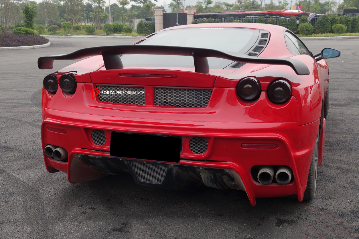 CARBON REAR SPOILER for FERRARI F430 2004 - 2009
Set includes:
Rear Spoiler
Material: Carbon fiber
NOTE: Professional installation is required.