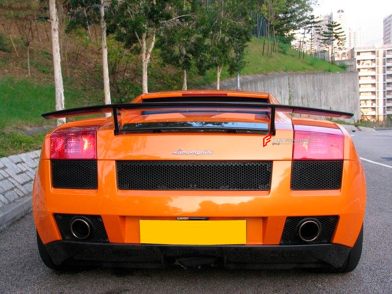 CARBON REAR SPOILER WITH BASE for LAMBORGHINI GALLARDO COUPE 2003 - 2008