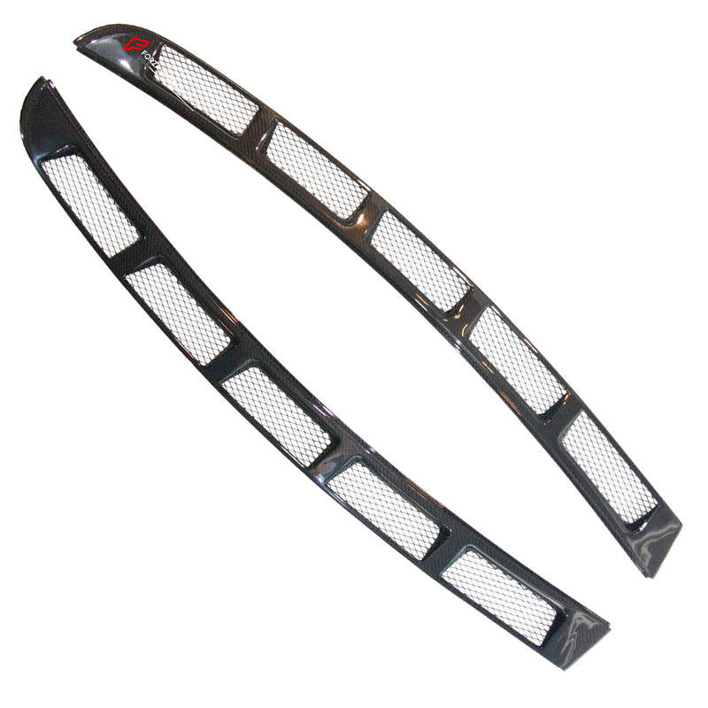 CARBON REAR WINDOW ENGINE LOUVERS for FERRARI F430 COUPE SCUDERIA 2004 - 2009