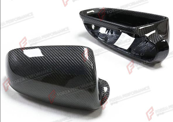 CARBON SIDE MIRROR COVERS for AUDI A3 8P A4 B7 A6 C6 2004 - 2008