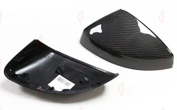 CARBON SIDE MIRROR COVERS for AUDI A3 S3 RS3 8V 2013 - 2020