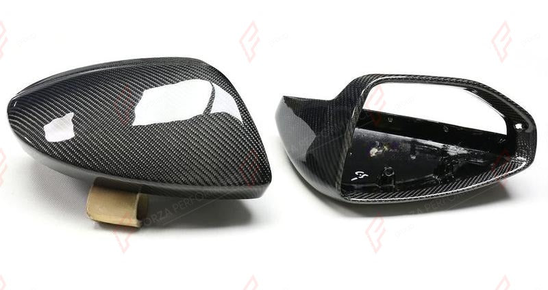 CARBON SIDE MIRROR COVERS for AUDI A6 S6 RS6 C8 2019+