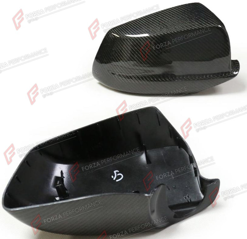CARBON SIDE MIRROR COVERS for BMW 5 SERIES F10 PRE LCI 2011 - 2013