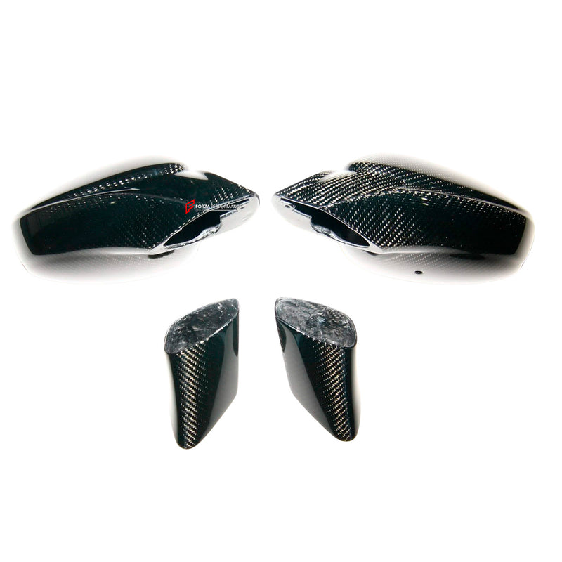 CARBON SIDE MIRROR COVERS for FERRARI 458 ITALIA 488GTB RHD