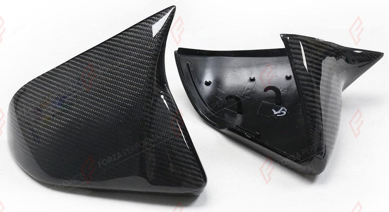 CARBON SIDE MIRROR COVERS for FORD MUSTANG S550 2015 - 2023