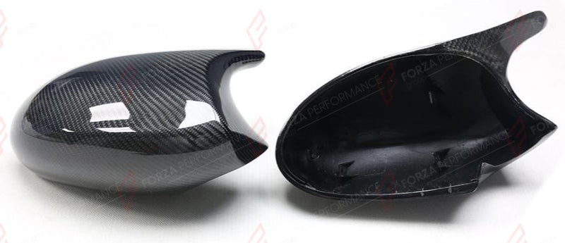 CARBON SIDE MIRROR COVERS M STYLE for BMW 3 SERIES E90 E92 PRE LCI 2005 - 2010