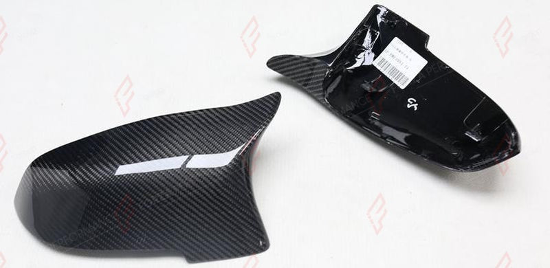 CARBON SIDE MIRROR COVERS M STYLE for BMW 5 SERIES F10 LCI 2013 - 2017