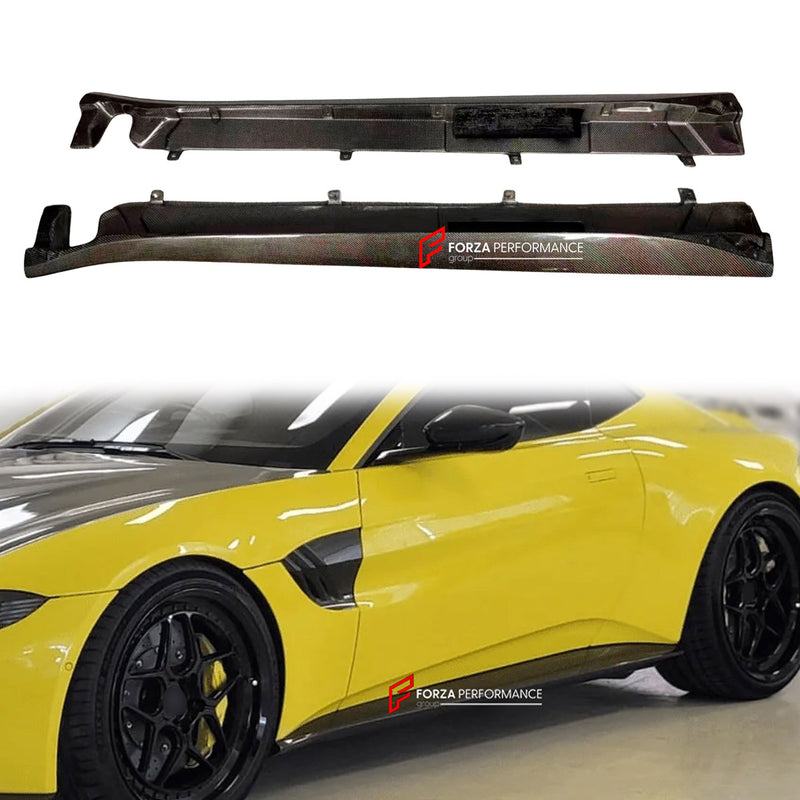 CARBON SIDE SKIRTS for ASTON MARTIN VANTAGE AM6 2018 - 2024