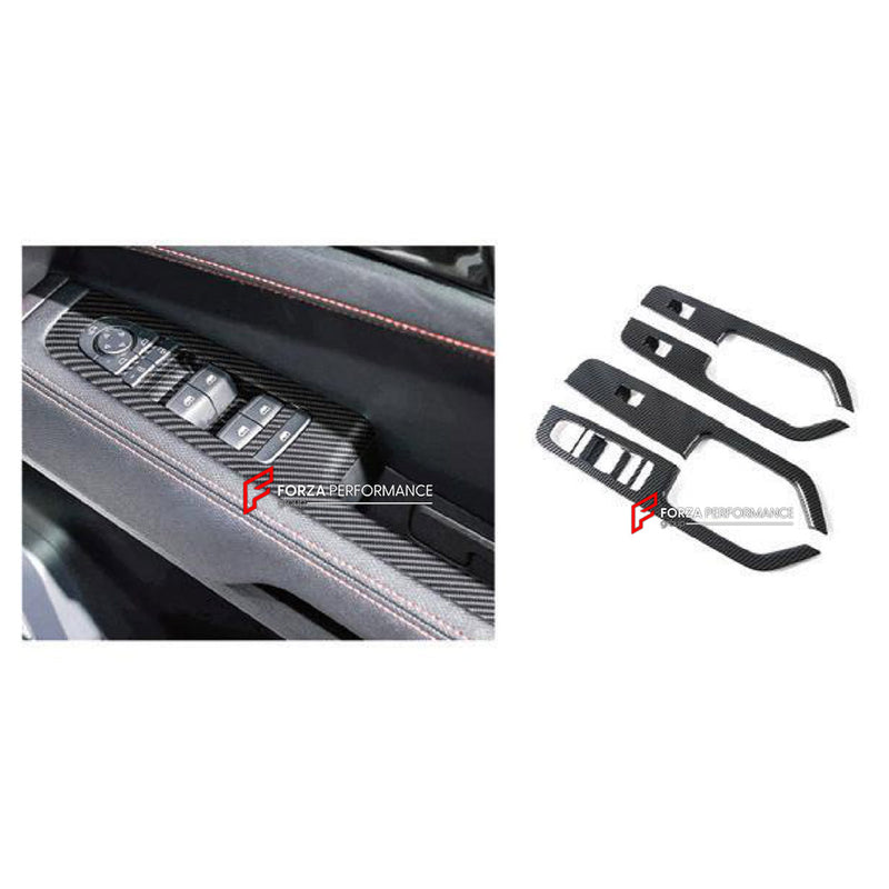 CARBON WINDOW LIFT SWITCH PANEL COVER RHD for BYD SHARK 6 2024+