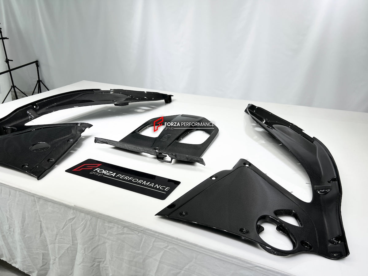 CARBON ENGINE COVER for Ferrari 812 Superfast GTS 2018+
Set includes:
One Set of Engine Bay Panels
Material: Dry Carbon
Note: Professional installation is required