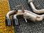Aggressive sporty sound exhaust x pipe catback system for Chevrolet Corvette C8 2020+ (Engine: 6.2L) Exhaust brand: Forza Performance Group Set include: Catback X pipe without muffler Exhaust tips (You can choose: blue burned, chrome and carbon) Material: Stainless steel Production time: 15 working days More options available for additional EXTRA cost (not included in this listing price. Please contact for pricing): Can make that catback in titanium material