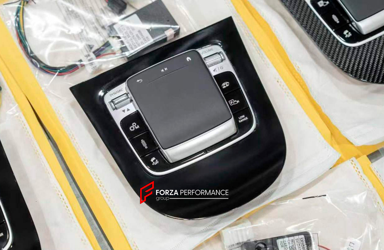 CENTER CONSOLE TOUCH PAD COMMAND KNOB for MERCEDES BENZ G CLASS W464 G350 G400 G500 G63 2013 - 2018 UPGRADE to W465 2024+
Set includes:
Touch Pad
Finish options: Carbon / Piano Black / Wood Grain
Note: Professional installation is required.