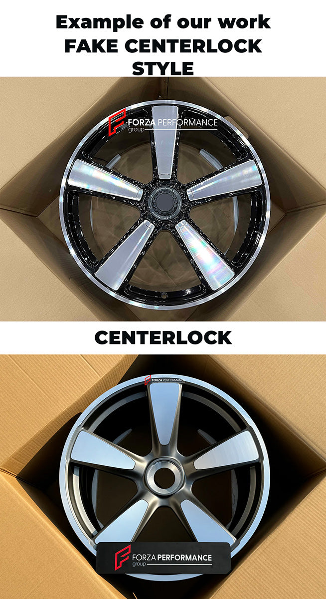 CENTERLOCK FORGED WHEELS RIMS for PORSCHE 911 992.2 CARRERA GTS custom fit OEM 2026 PORSCHE 911 SPIRIT 70 WHEELS HERITAGE WHEELS