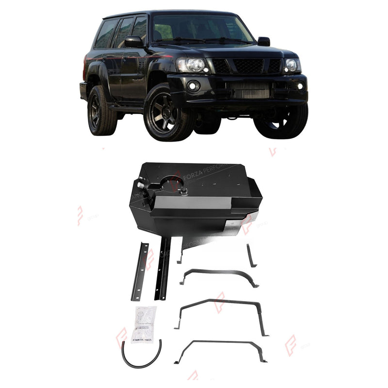 REPLACEMENT LONG RANGE FUEL TANK SYSTEM 142L, +47L (EXTRA 12 GAL) EXTENDED RANGE for NISSAN PATROL Y61 4.8L PETROL 2003+