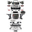 CONVERSION UPGRADE FACELIFT OLD TO NEW BODY KIT for Bentley Bentayga 2016 - 2020 to Bentayga 2024+
Set includes:
Front Bumper Assembly
Front Grille
License Plate
Hood Bonnet
Front Fenders
Rear Fenders
Roof Spoiler
Ducktail Spoiler
Rear Bumper Assembly
Rear Diffuser
Material: Plastic
NOTE: Professional installation is required.