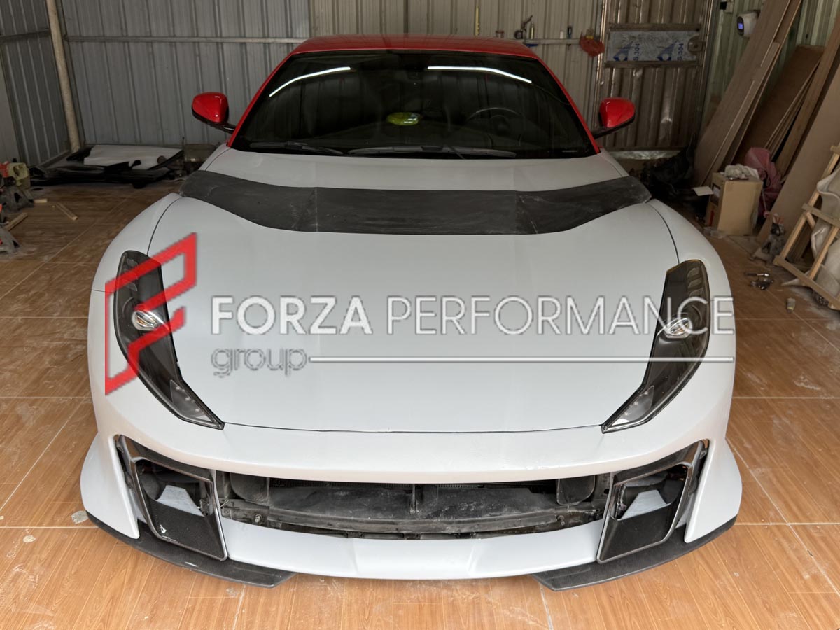 CONVERSION BODY KIT for FERRARI 812 upgrade to 812 COMPETIZIONE
Set includes:
Front Bumper
Hood
Front Fenders
Side Skirts
Rear Bumper
Rear Wing Spoiler
Rear Trunk
Rear Diffuser