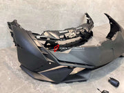 CONVERSION FRONT BUMPER WITH HEADLIGHTS FOR LAMBORGHINI HURACAN LP580 LP610 2015+ UPGRADE TO TECNICA
