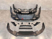 CONVERSION FRONT BUMPER WITH HEADLIGHTS FOR LAMBORGHINI HURACAN LP580 LP610 2015+ UPGRADE TO TECNICA