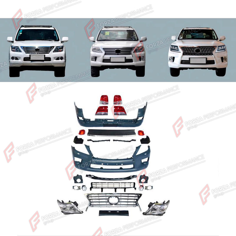 CONVERSION BODY KIT for LEXUS LX570 J200 2007 - 2012 UPGRADE to LX570 J200 FACELIFT 2012 - 2015