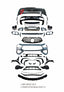 CONVERSION BODY KIT for MERCEDES BENZ AMG GT X290 GT43 GT50 UPGRADE to GT53 2018+
Set includes:
Front Lip
Front Bumper
Front Grille
Headlights Covers
Front Air Vents
Rear Bumper
Rear Diffuser
Exhaust Tips
Material: Plastic
Note: Professional installation is required.
Each part can be sent separately. If you need a specific part, please contact us.
Please let us know what product are you interested in exactly.
Contact us for pricing.
Payment ►
Visa
Mastercard
PayPal with a credit card (add