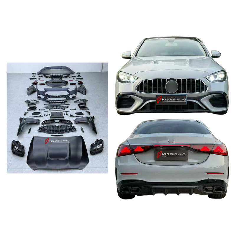 CONVERSION BODY KIT for MERCEDES-BENZ C-CLASS W205 2014 - 2022 UPGRADE to C-CLASS AMG W206 C63S 2024+