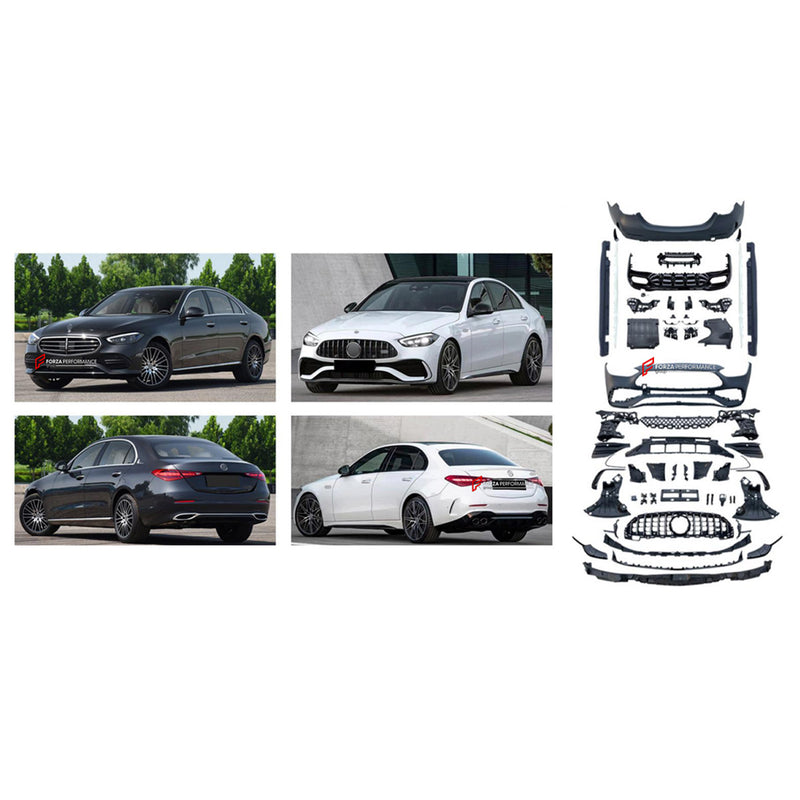 CONVERSION BODY KIT for MERCEDES-BENZ C-CLASS W206 2021+ UPGRADE to C-CLASS AMG W206 C43 2022+
