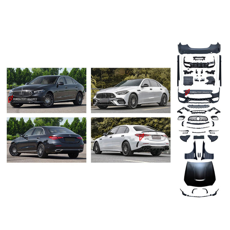 CONVERSION BODY KIT for MERCEDES-BENZ C-CLASS W206 2021+ UPGRADE to C-CLASS AMG W206 C63S 2024+