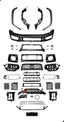 CONVERSION BODY KIT for MERCEDES - BENZ G - CLASS W465 2024+ to G63 W465 AMG 2025
Set includes:
Front Bumper
Headlight Covers
Front Grille (Silver or Black)
Fender Flares
Material: Plastic
NOTE: Professional installation is required
Contact us for pricing