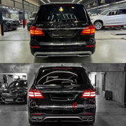 CONVERSION BODY KIT for MERCEDES-BENZ GL X166 2013 - 2016 upgrade to GLS63 AMG X166 2015 - 2019
Set includes:
Front Bumper Assembly
Grille
Headlights
Hood / Bonnet
Fender Flares
Rear Tail Lights
Rear Bumper
Rear Diffuser
Exhaust Tips
NOTE: Professional installation is required