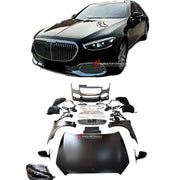 CONVERSION BODY KIT FOR MERCEDES-BENZ W221 2006 - 2013 UPGRADE TO W223 2020 - 2024 MAYBACH
Set includes:
Front Bumper Assembly
Hood/Bonnet
Headlights
Front Fenders
Rear Fenders
Rear Trunk
Rear Taillights
Rear Bumper Assembly
Exhaust Tips
Material: Plastic
NOTE: Professional installation is required