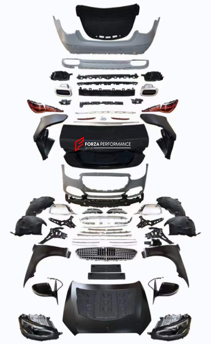 CONVERSION BODY KIT FOR MERCEDES-BENZ W221 2006 - 2013 UPGRADE TO W223 2020-2024 MAYBACH
