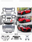 CONVERSION BODY KIT for PORSCHE 911 991.1 991.2 2012 - 2018 UPGRADE to GT2RS Set includes: Front Bumper Side Skirts Fender Flares Rear Bumper Front Lip Carbon Hood Carbon Trunk Exhaust Tips