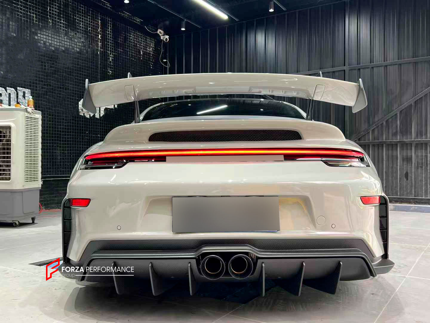 CONVERSION BODY KIT for PORSCHE 911 992.1 CARRERA 2019 - 2023 to 992.2 GT3
Set includes:
Front Bumper Assembly
Hood / Bonnet
Side Skirts
Rear Spoiler
Rear Bumper
Rear Diffuser
Muffler With Valves
Exhaust Tips
Material: Dry Carbon
NOTE: Professional installation is required