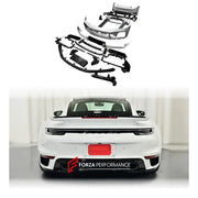 CONVERSION BODY KIT for PORSCHE 911 992 CARRERA 2019 - 2023 to TURBO SPORT DESIGN  Set includes:  Front Bumper Front Lip Side Skirts Rear Diffuser Rear Bumper Rear Spoiler