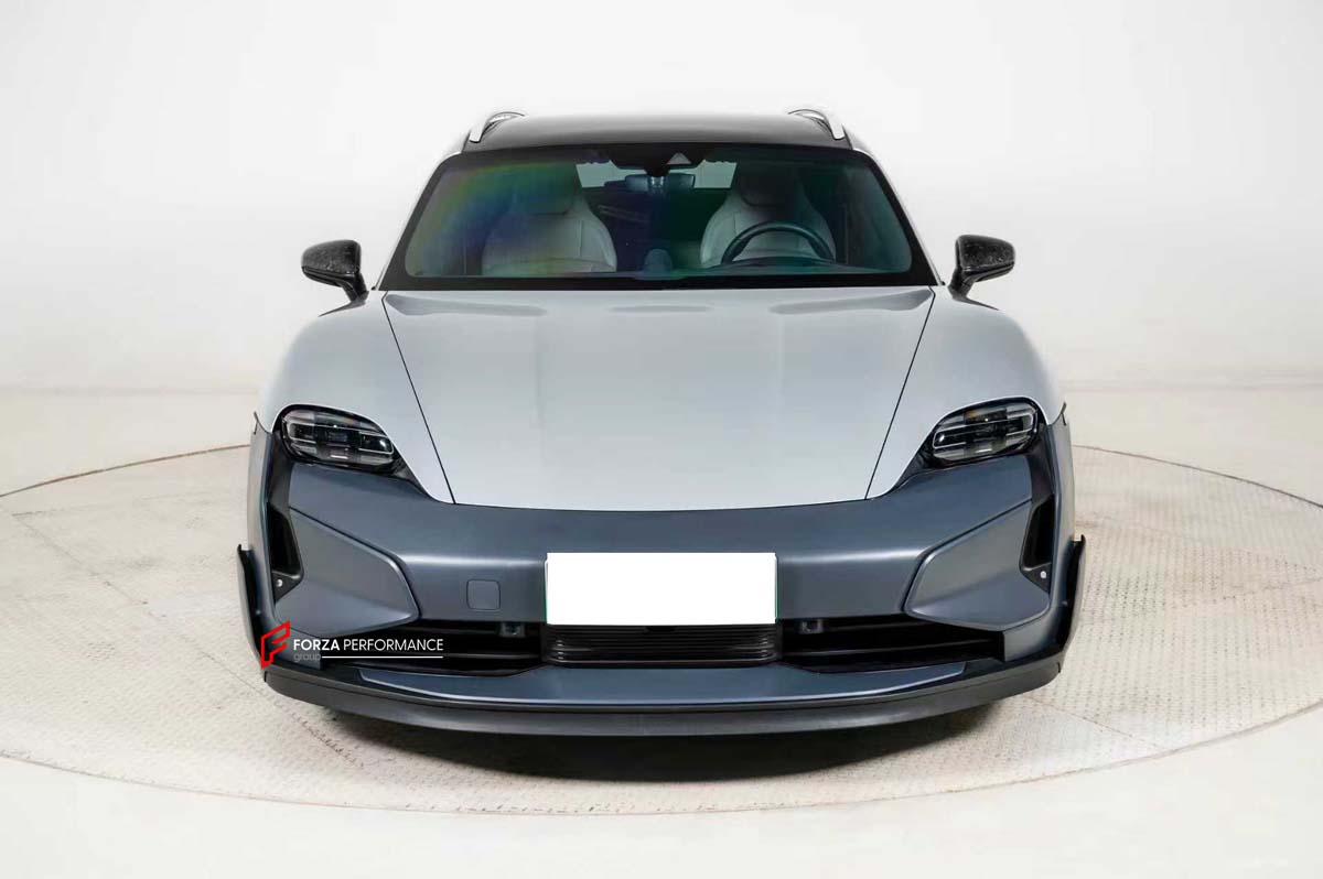 CONVERSION BODY KIT for PORSCHE TAYCAN J1.1 2020-2024 SPORT TURISMO UPGRADE to PORSCHE TAYCAN J1.2 TURBO GT 2025+ FACELIFT
Set includes:
Front Lip
Front Bumper
Side Skirts
Rear Bumper
Rear Diffuser
Material: Plastic
Note: Professional installation is required