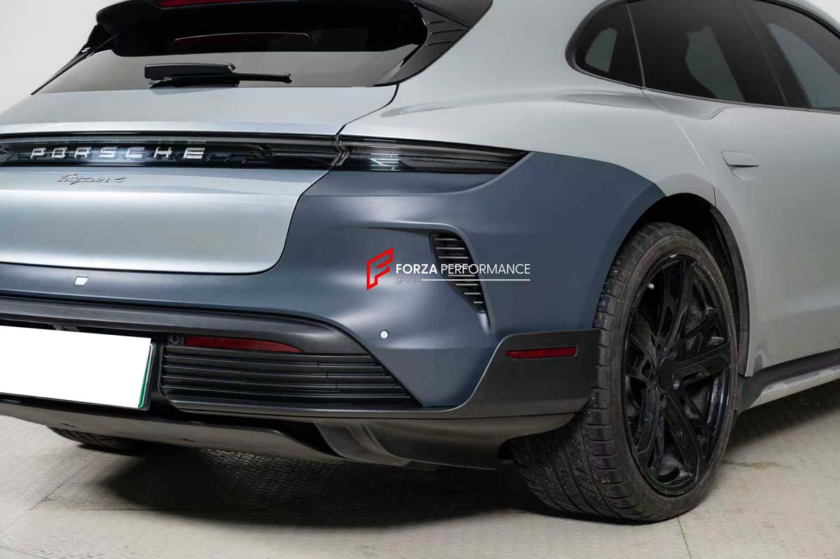 CONVERSION BODY KIT for PORSCHE TAYCAN J1.1 2020-2024 SPORT TURISMO UPGRADE to PORSCHE TAYCAN J1.2 TURBO GT 2025+ FACELIFT
Set includes:
Front Lip
Front Bumper
Side Skirts
Rear Bumper
Rear Diffuser
Material: Plastic
Note: Professional installation is required