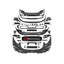 CONVERSION BODY KIT for PORSCHE TAYCAN J1.1 2020 - 2024 UPGRADE to PORSCHE TAYCAN TURBO J1.2 2025+ FACELIFT
Set includes:
Front Lip
Front Bumper
Rear Bumper
Rear Diffuser
Material: Plastic
Note: Professional installation is required