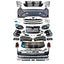 CONVERSION UPGRADE FACELIFT OLD TO NEW BODY KIT for Volkswagen Transporter T5.1 Facelift 2010 - 2015 to Transporter T6.1 Facelift 2019 - 2024
Set includes:
Front Bumper Assembly
Front Grille
Hood Bonnet
Front Fenders
Rear Bumper Assembly
Rear Diffuser
Material: Plastic
NOTE: Professional installation is required.