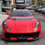 CONVERSION DRY CARBON BODY KIT for FERRARI 812 SUPERFAST UPGRADE to 812 COMPETIZIONE
Set includes:
Front Bumper
Hood Bonnet
Front Fenders
Side Skirts
Rear Bumper
Rear Spoiler
Rear Trunk Cover
Rear Diffuser
Rear Valved Mufflers
Exhaust Tips
Material: Dry Carbon Fiber
NOTE: Professional installation is required.