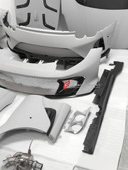 CONVERSION DRY CARBON BODY KIT for FERRARI 812 SUPERFAST upgrade to 812 COMPETIZIONE
Set includes:
Front Bumper
Hood / Bonnet
Front Fenders
Side Skirts
Rear Bumper
Rear Spoiler
Rear Trunk Cover
Rear Diffuser
Material: Dry Carbon Fiber