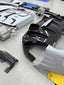 CONVERSION DRY CARBON BODY KIT for FERRARI 812 SUPERFAST UPGRADE to 812 COMPETIZIONE
Set includes:
Front Bumper
Hood Bonnet
Front Fenders
Side Skirts
Rear Bumper
Rear Spoiler
Rear Trunk Cover
Rear Diffuser
Rear Valved Mufflers
Exhaust Tips
Material: Dry Carbon Fiber
NOTE: Professional installation is required.