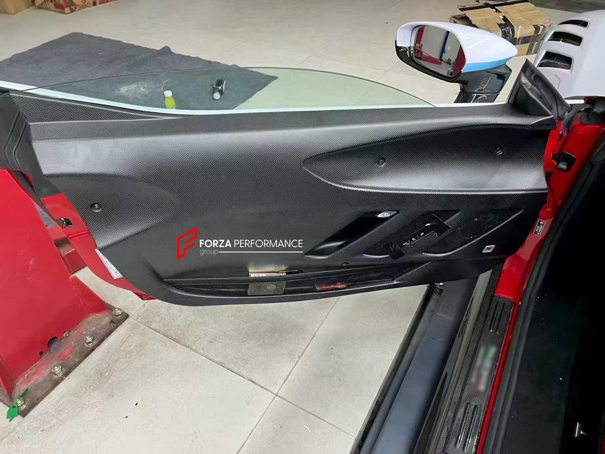 CONVERSION DRY CARBON DOOR PANELS for FERRARI SF90 upgrade to SF90 XX