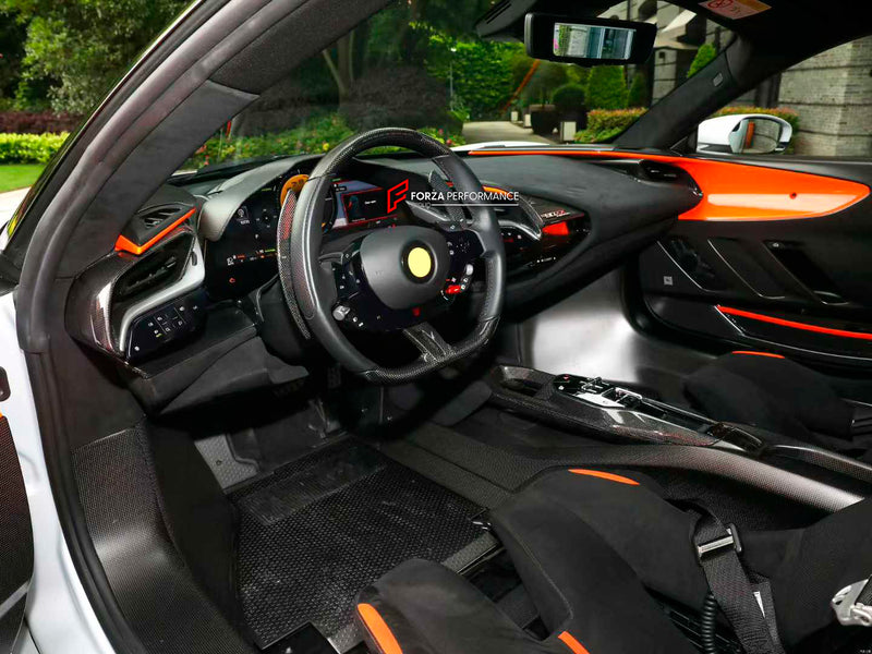 CONVERSION DRY CARBON INTERIOR PARTS for FERRARI SF90 upgrade to SF90 XX